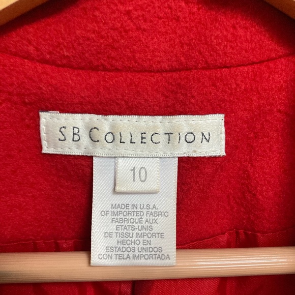 Red Classic Coat - Picture 3 of 3